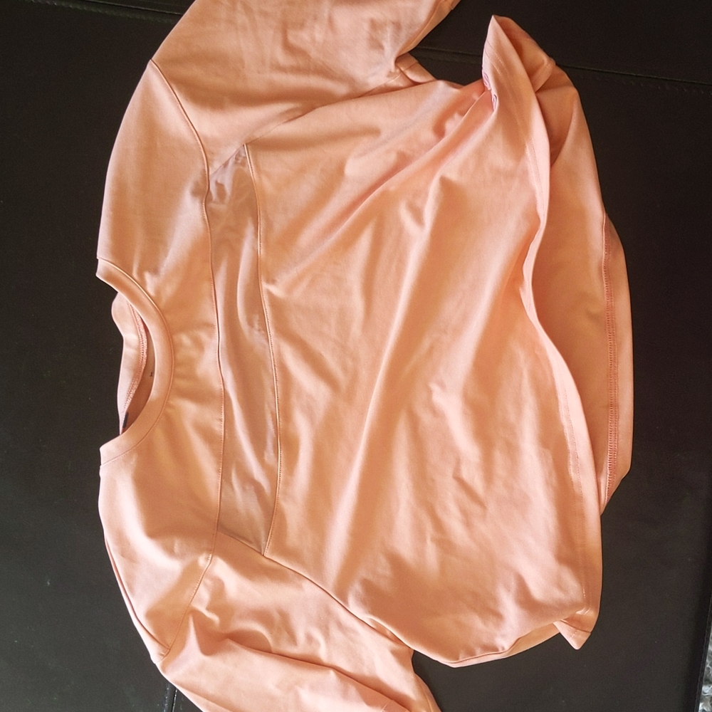 Coral crop top